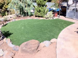 Artificial Grass Lawn - Backyard Patio